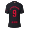 Officiële Voetbalshirt + Korte Broek FC Barcelona Lewandowski 9 Uit 2024-25 - Kids